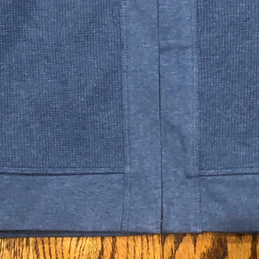 2/$30 Talbots Navy Blue Full Zip Sweater Jacket Mock Neck Lightweight Sz MP - Picture 7 of 12